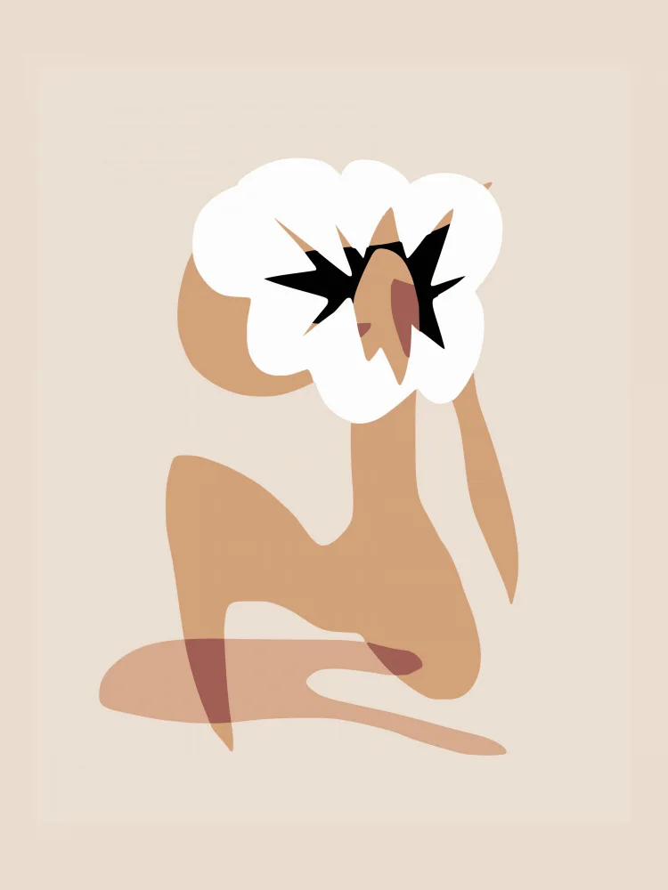Dean, Little: White Floral In Nude