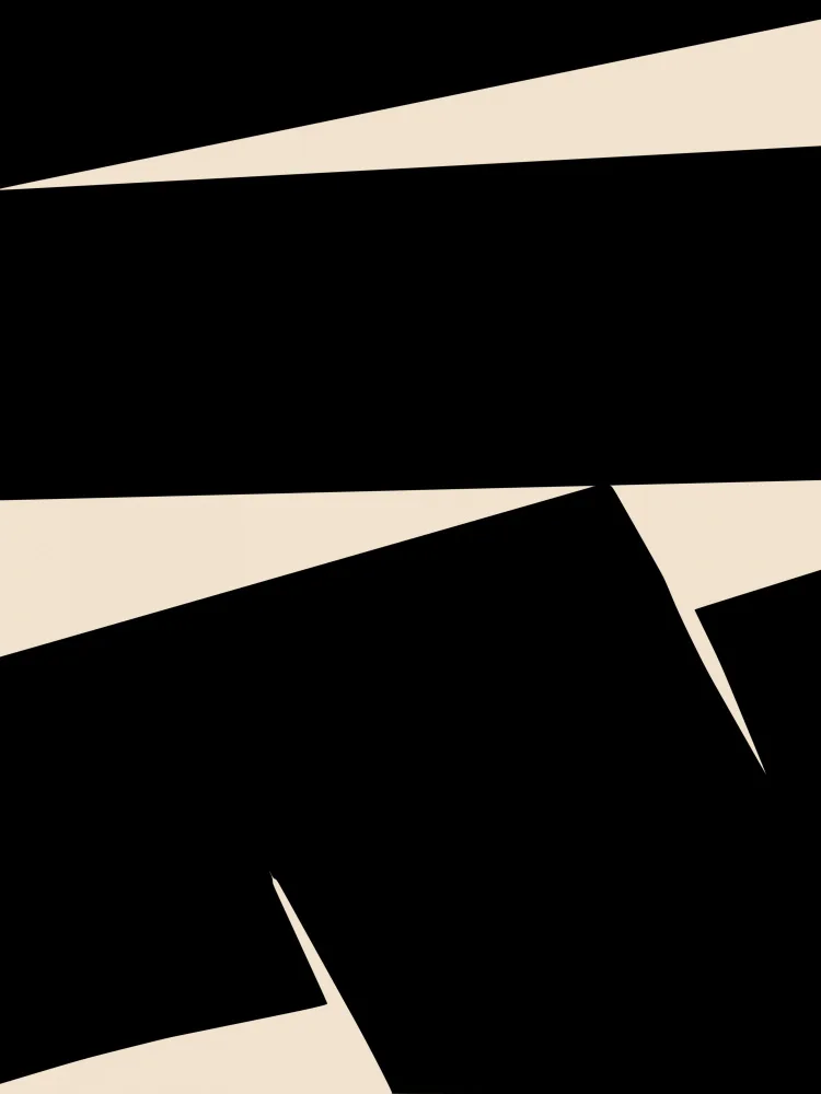 Dean, Little: Black Plain Abstract