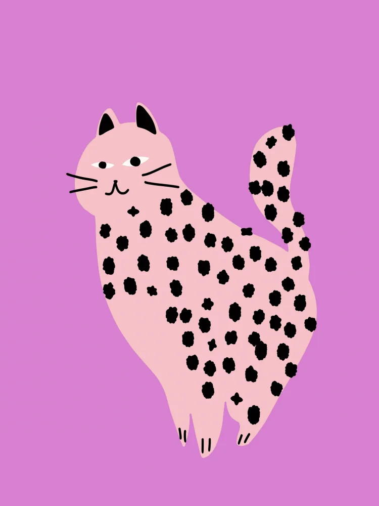 Dean, Little: Cute Pink Cat