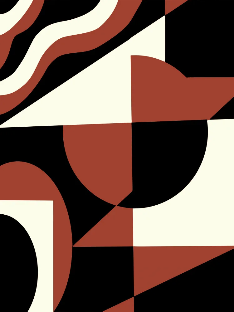 Dean, Little: Geometrical Red and Black