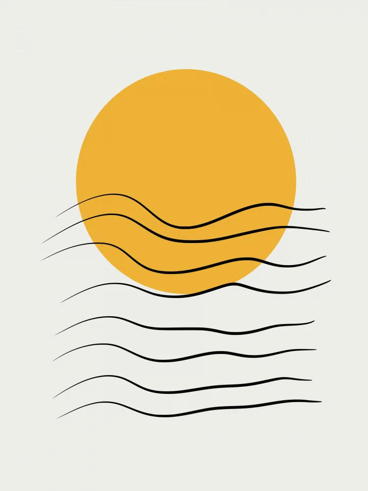 Dean, Little: Minimalist Sun and Ocean