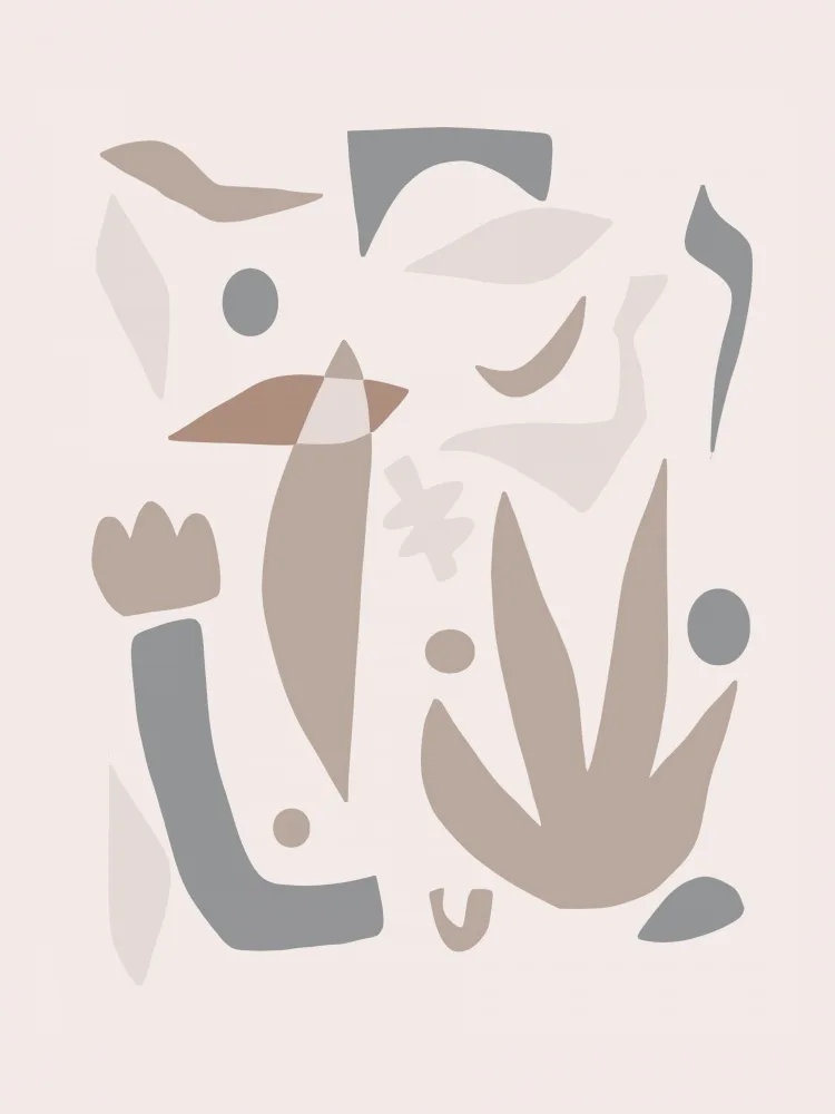 Dean, Little: Pastel Leaves Cut Out
