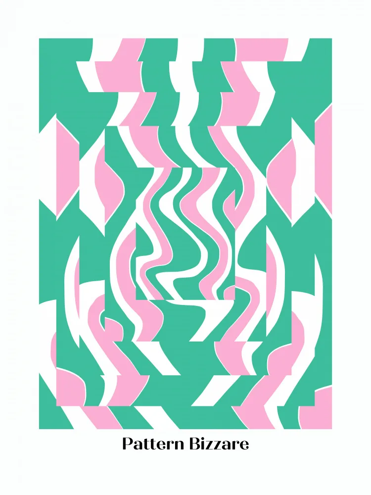 Dean, Little: Patten Bizarre In Pink and Green