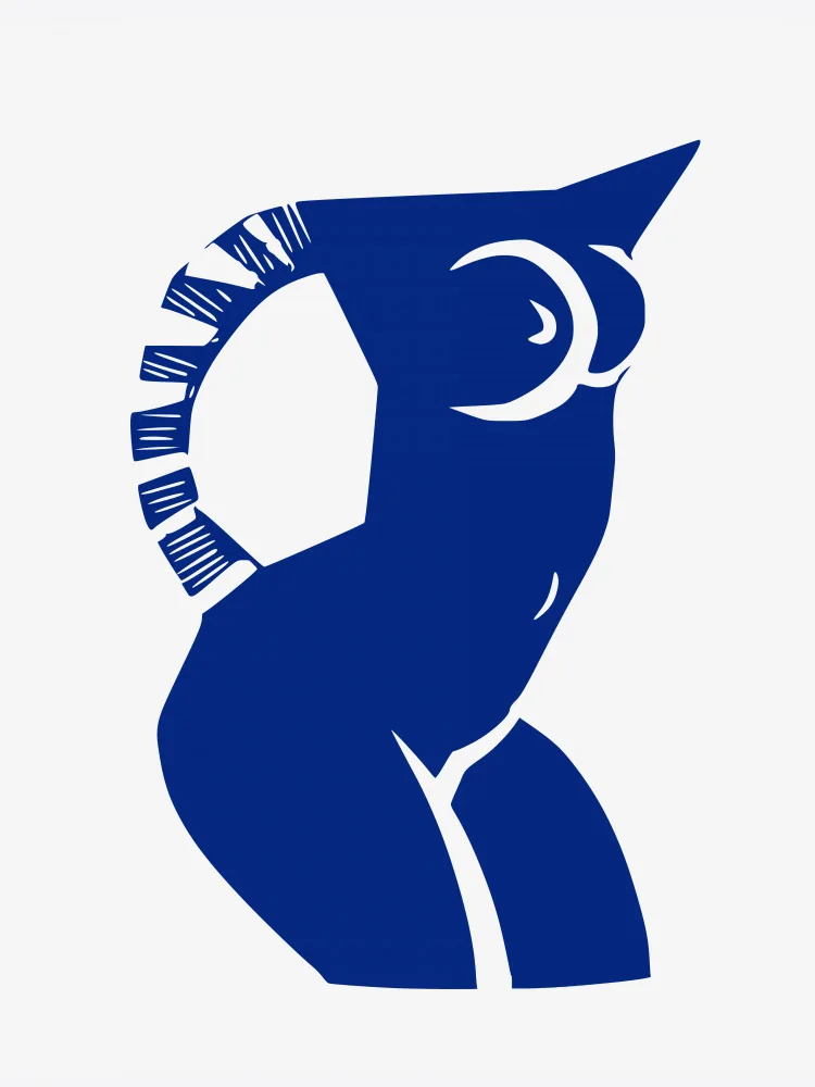 Dean, Little: Blue Nude Cut Out