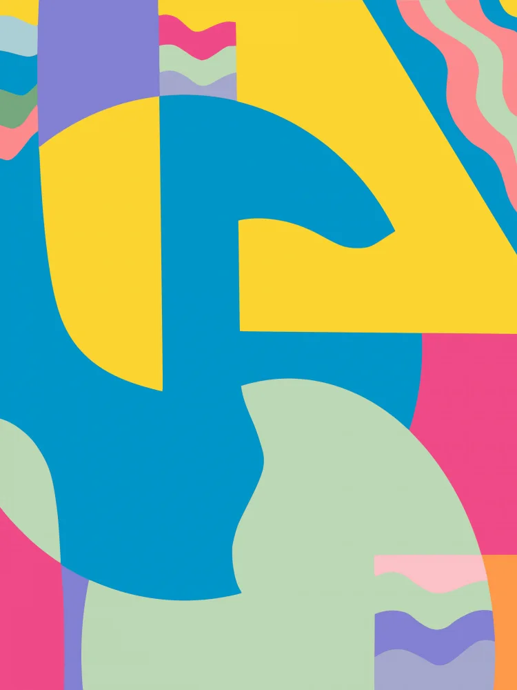 Dean, Little: Geometrical Multicolor Abstract Maximalist