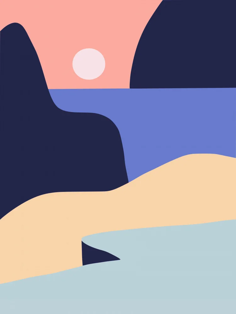 Dean, Little: Minimalist Beach View