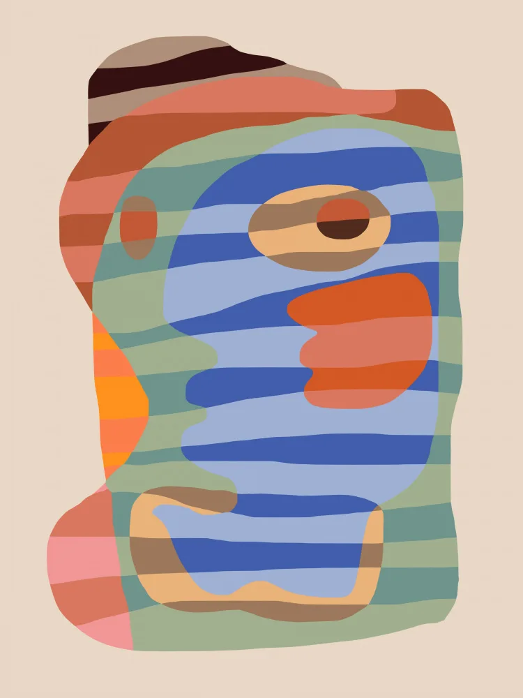 Dean, Little: Colorful Pebble Abstract