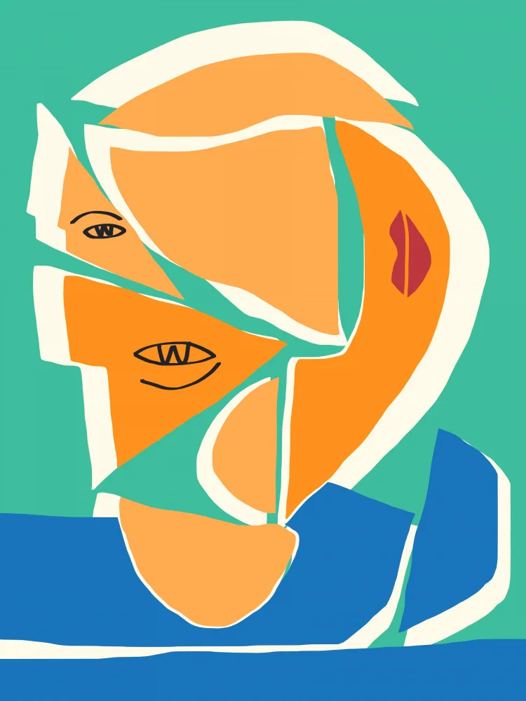 Dean, Little: Abstract Cut Out Portrait