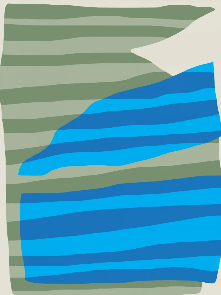 Dean, Little: Abstract Stripe Minimal Collage