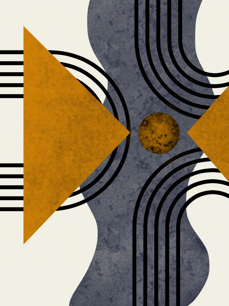 Dean, Little: Textured Mid Century Composition 3
