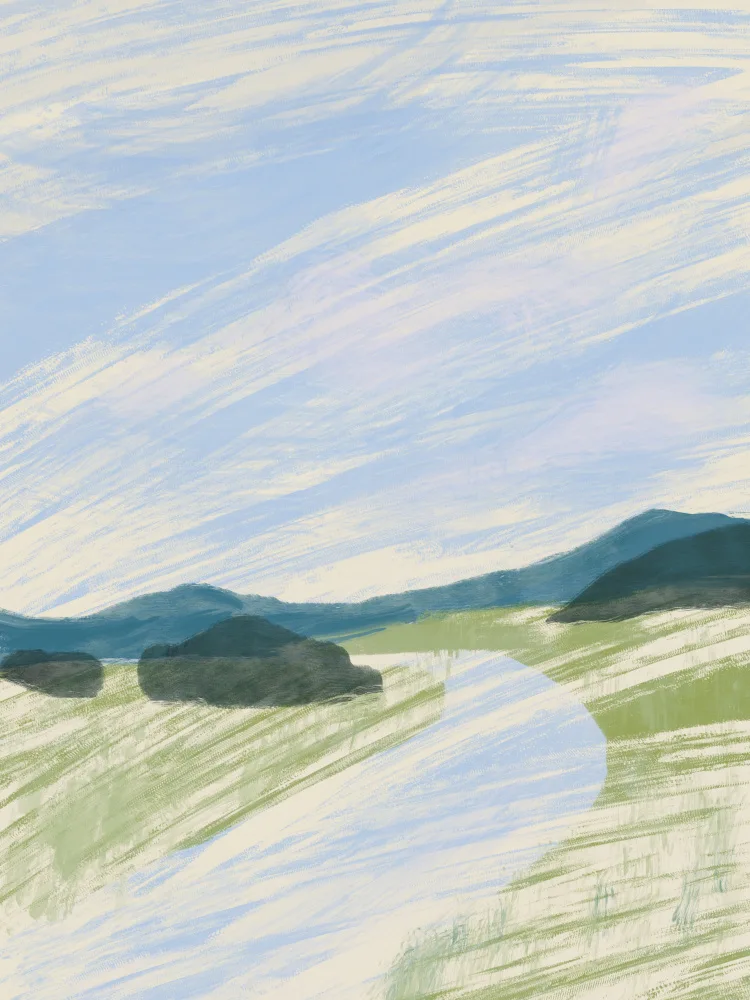 Dean, Little: Abstract Landscape Sketch