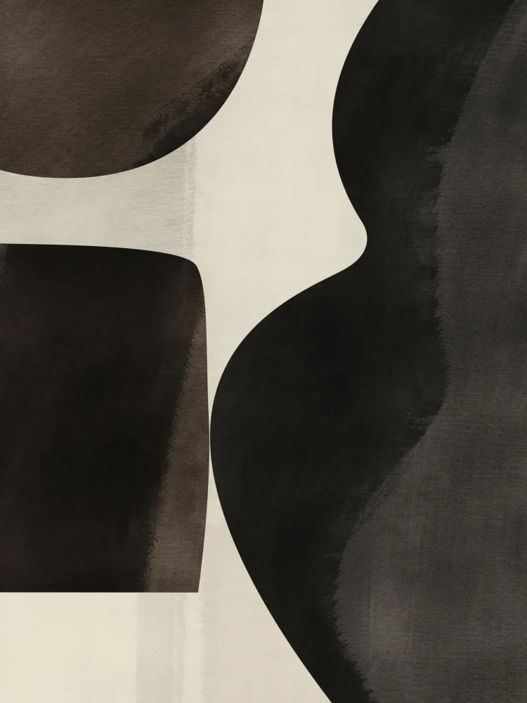 Dean, Little: Black Abstract Collage