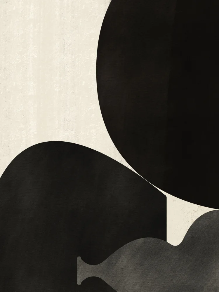Dean, Little: Black Abstract With Texture