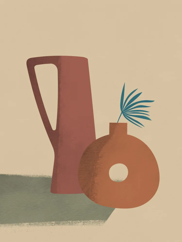 Dean, Little: Earth Clay Vase Composition