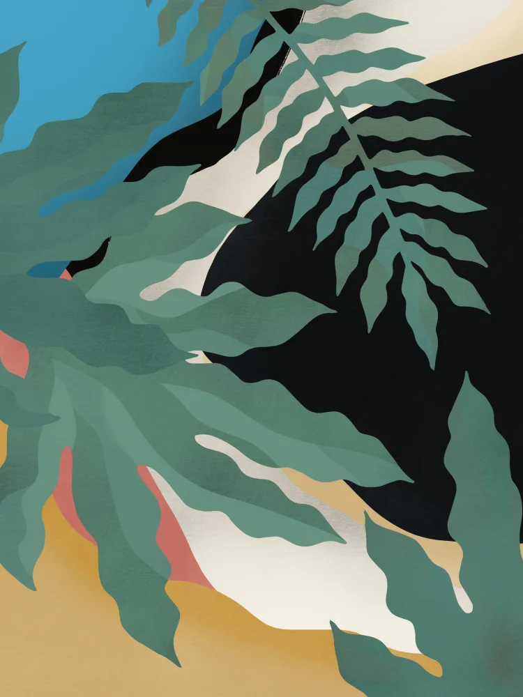 Dean, Little: Tropical Boho Leaf