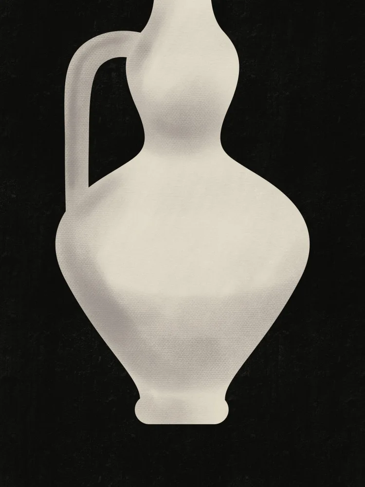 Dean, Little: Vintage White Vase