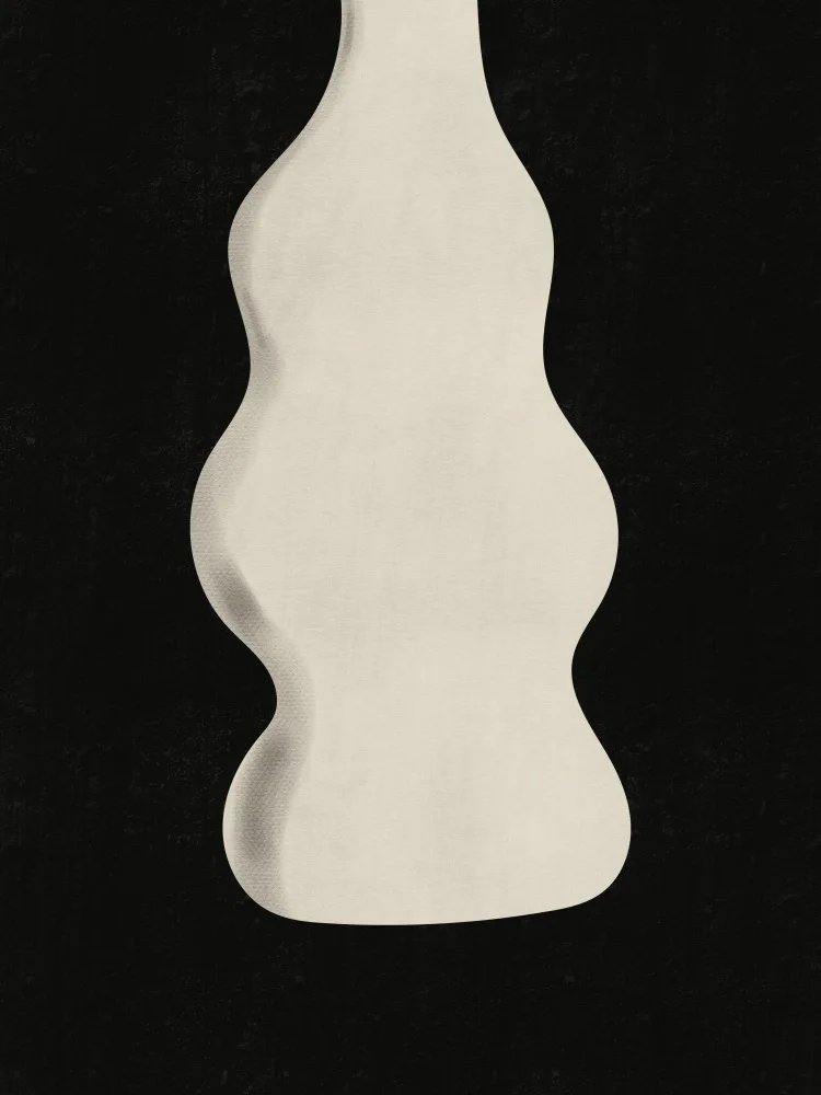 Dean, Little: Wavy White Vase