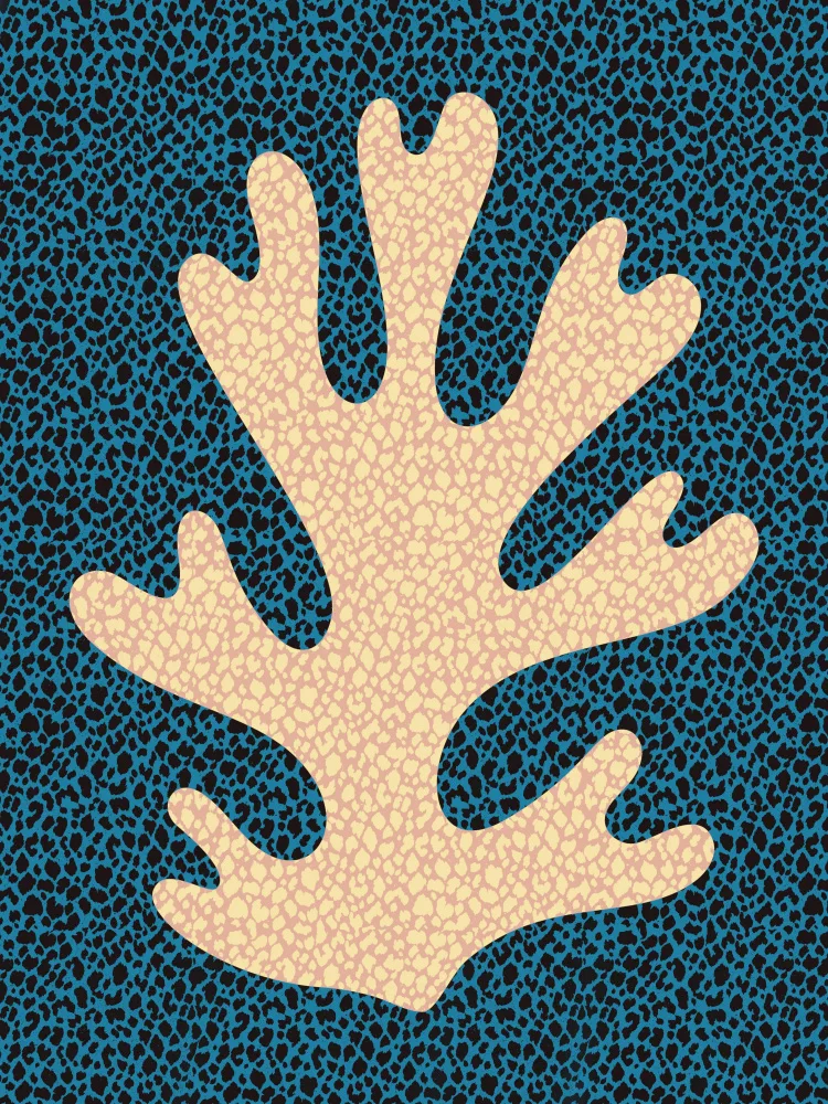 Dean, Little: Yellow and Blue Coral Study