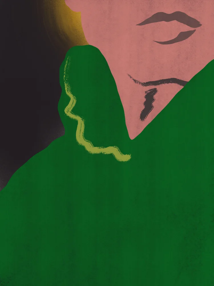 Dean, Little: Portrait In Green Blouse