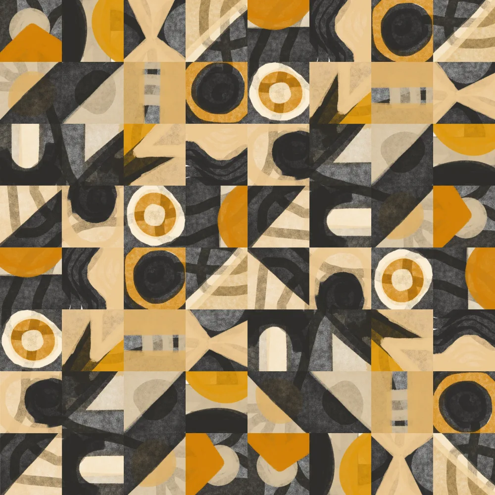 Dean, Little: Mid Century Grid Pattern Eight