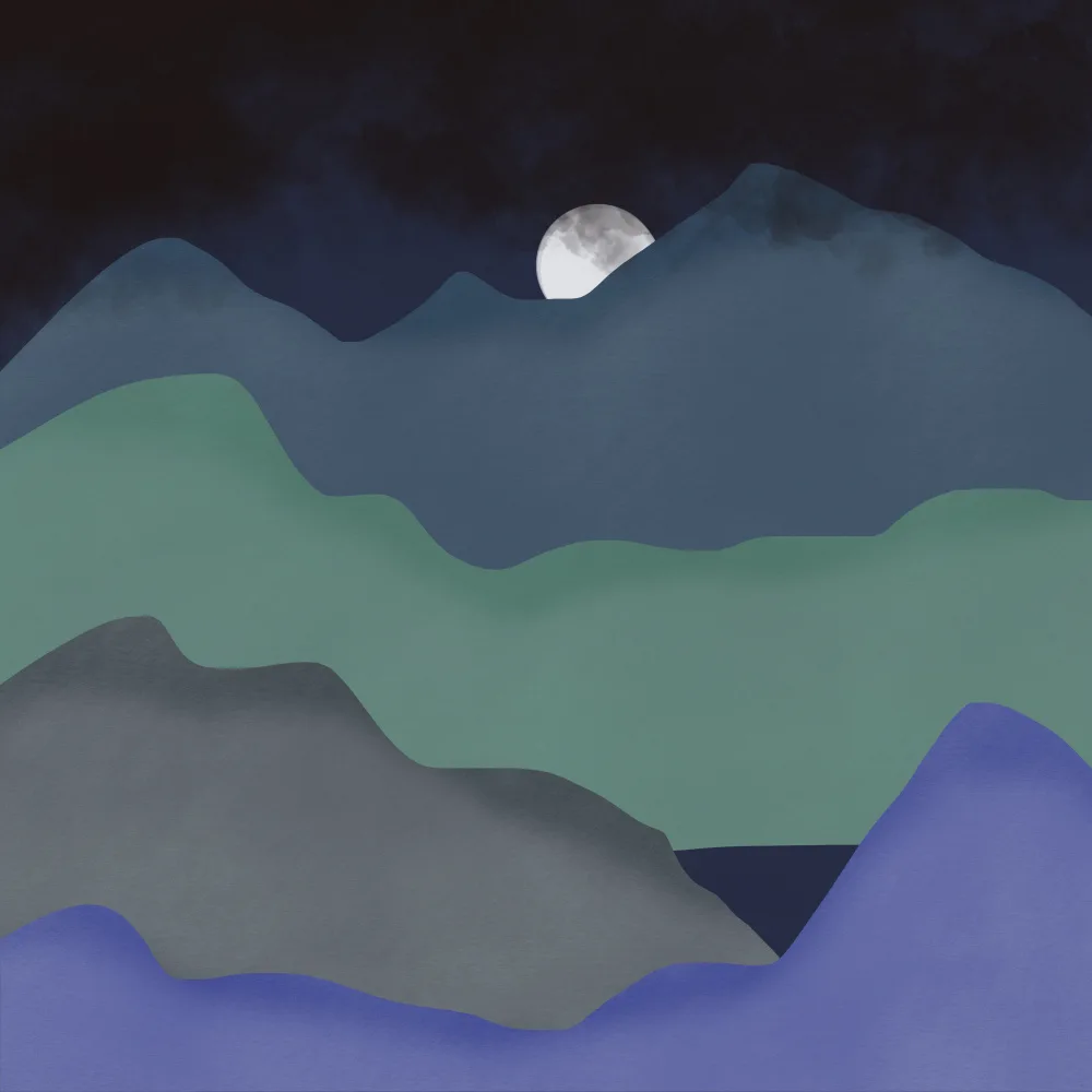 Dean, Little: Moonlight Minimal Mountain