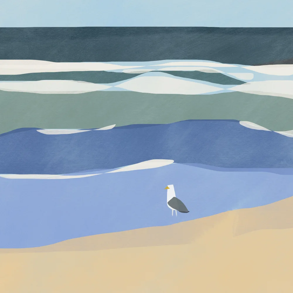 Dean, Little: Seagull and Waves