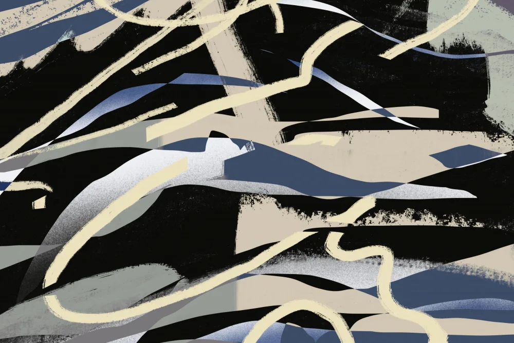 Dean, Little: Abstract mountain range