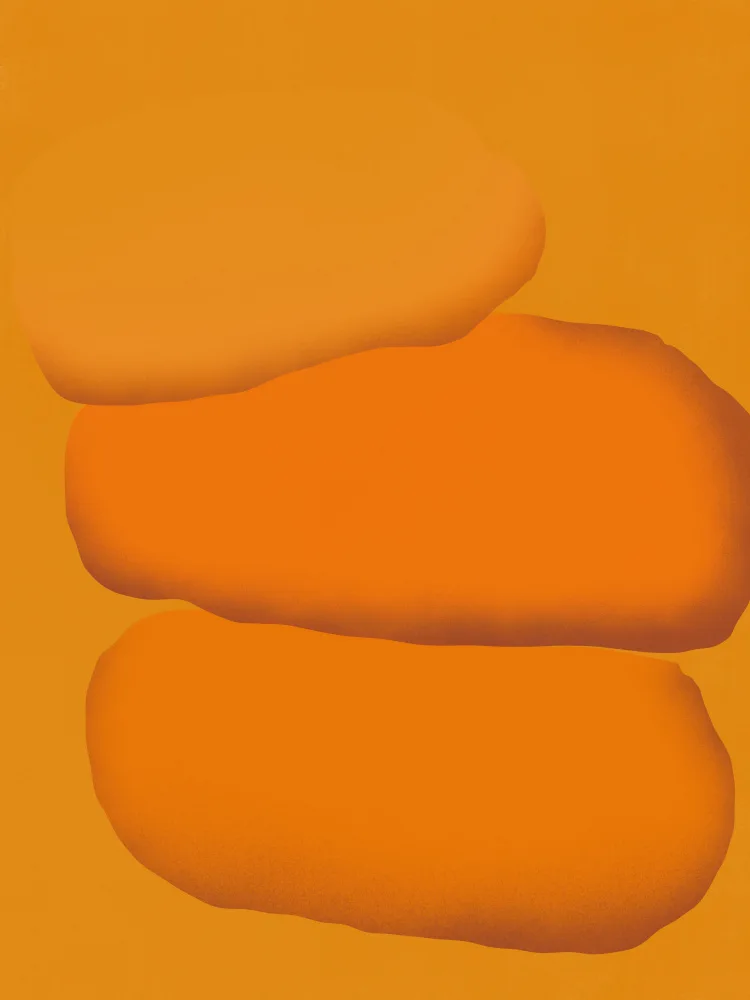 Dean, Little: Stacking stone in orange