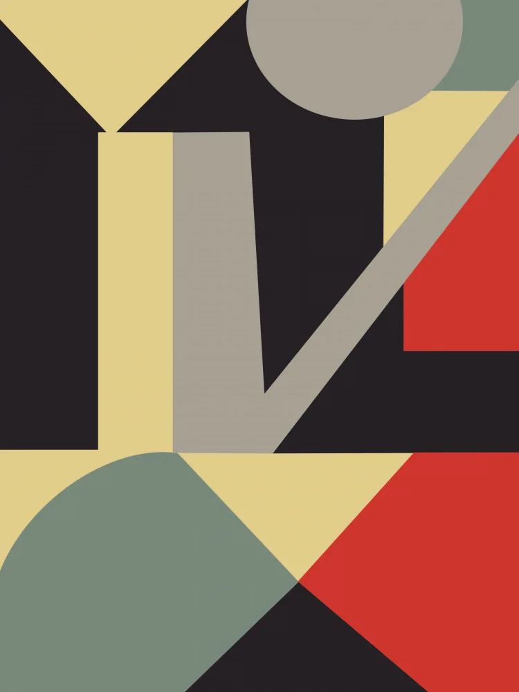 Dean, Little: Retro color geometrical design 03