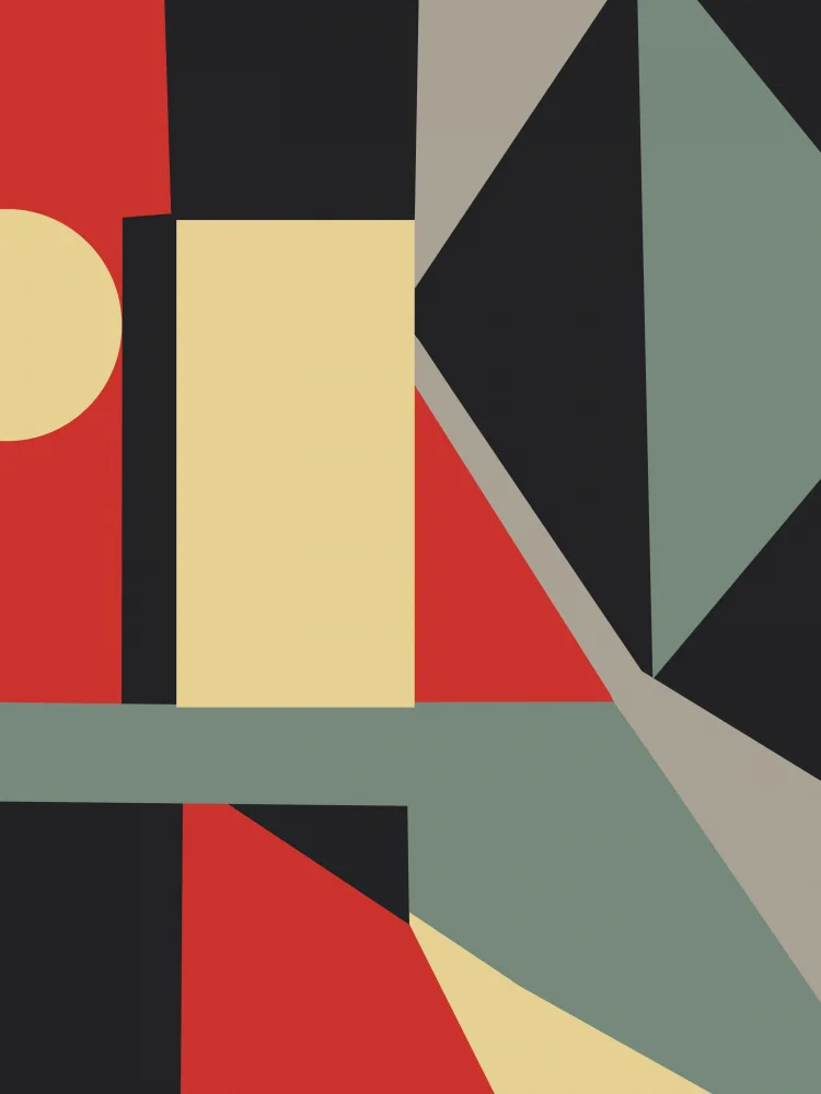 Dean, Little: Retro color geometrical design 04