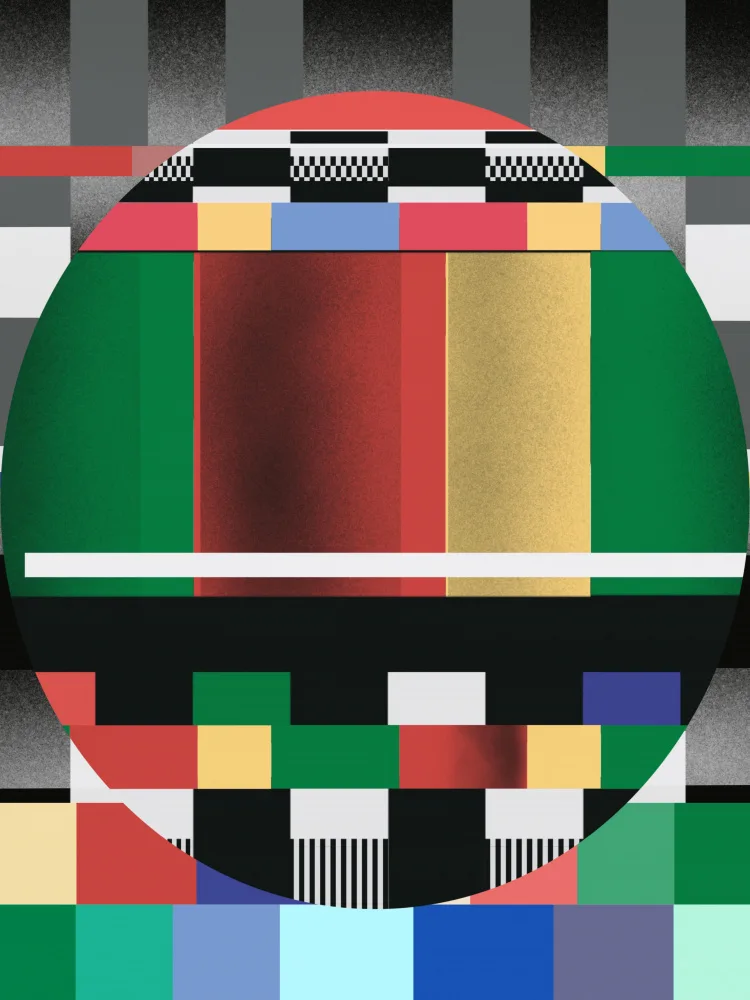 Dean, Little: Glitch abstract artwork