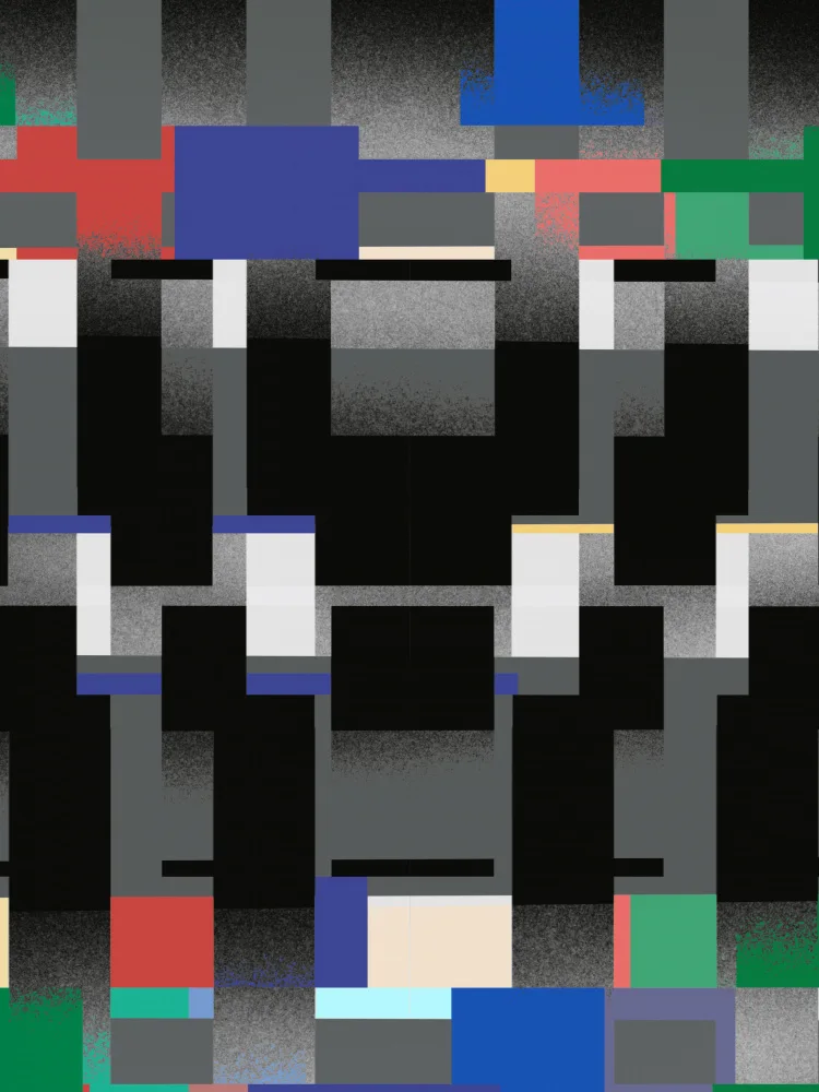 Dean, Little: Glitch abstract artwork 03