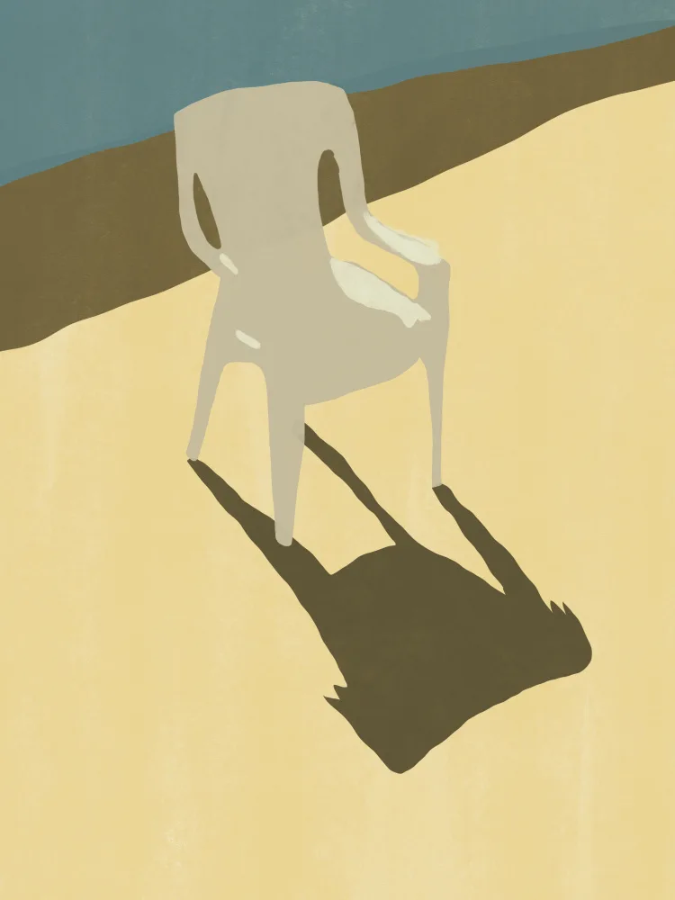 Dean, Little: The white chair