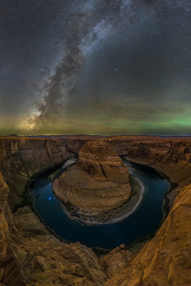 Cai, Tengyu: Voie lactée sur Horseshoe Bend