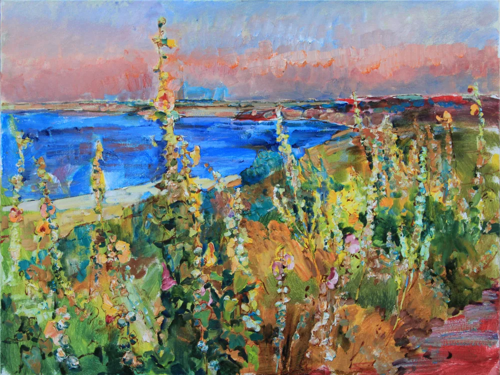 Kutsachenko, Andrii: Mauves au bord de la mer