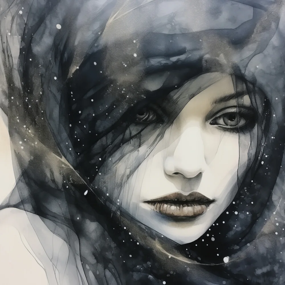 Paksoylu, Bilge: Black Ink Woman 1