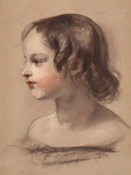 Landseer, Edwin: Portrét mladé dívky