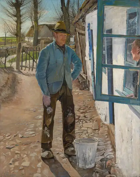 Ring, Laurits Andersen: Malování domu