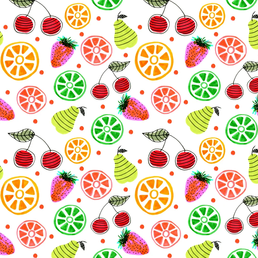 Channell, Michele: Bol De Fruits Vert Orange Rouge