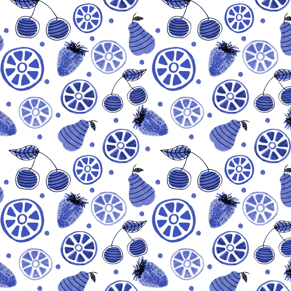 Channell, Michele: Frutero azul marino