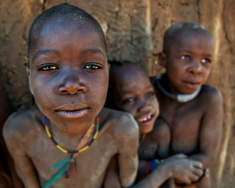 Boyle, Mark: Himba Kids, Namibia