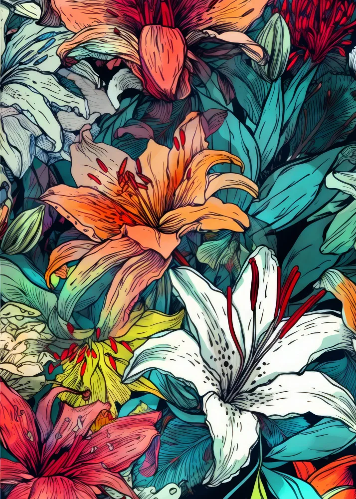 Jaszke, Justyna: Flores del prado 18