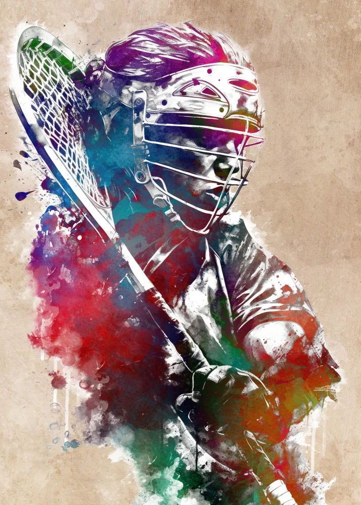 Jaszke, Justyna: Arte deportivo de lacrosse #lacrosse #sport
