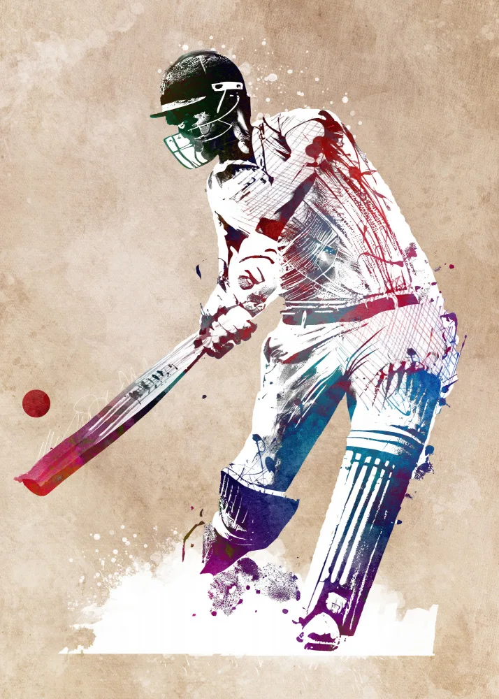 Jaszke, Justyna: Arte deportivo de cricket #cricket