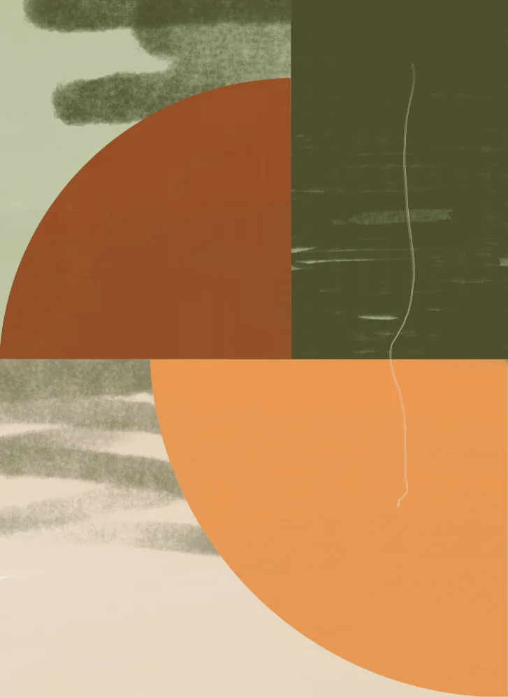 Kulkarni, Nilesh: Fall Decor Abstract Shape