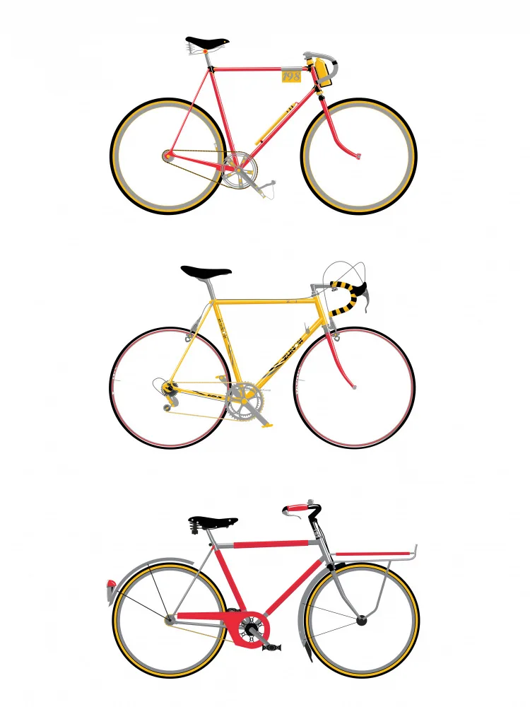 9, Wyatt: Vintage Bikes