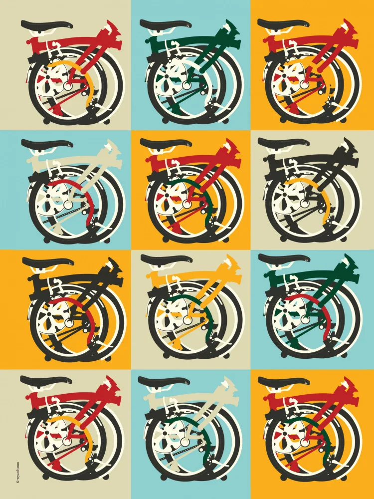9, Wyatt: Brompton Folding Bicycle