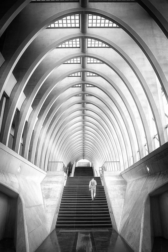 Flour, Bruno: Escaleras hasta el exterior