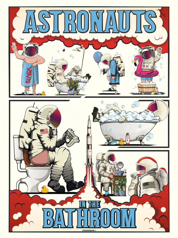 Washroom, The In: Astronautas en el baño