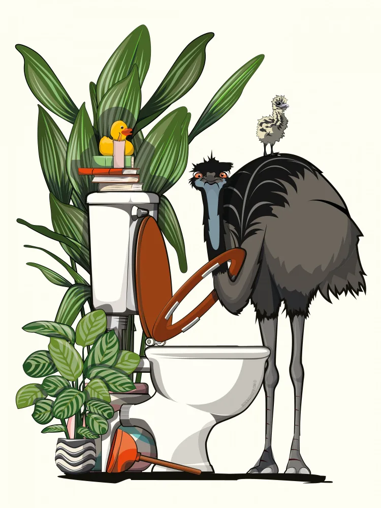 Washroom, The In: Emu Používání WC